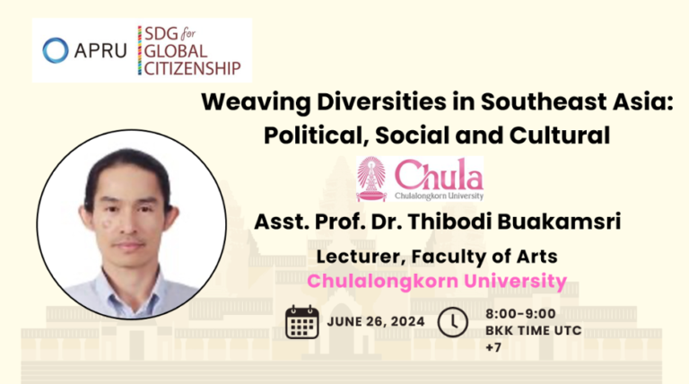 Weaving Diversities in Southeast Asia: Political, Social and Cultural